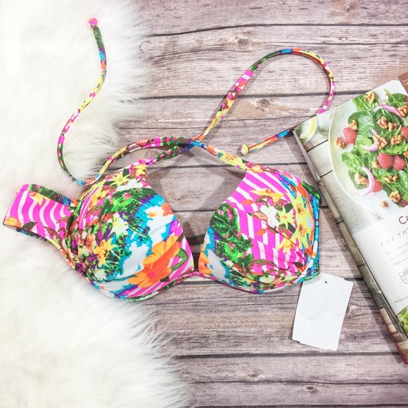 Caxanga Swimwear padded bra size L Multi c… - Picture 2 of 5